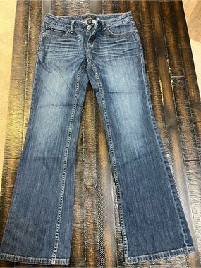 Banana Republic Dark Blue Flare Wide-Leg Jeans